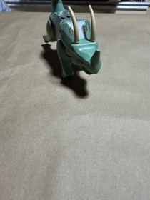 Genuine LEGO Jurassic World Triceratops Figure Dino Olive Green From Set 75918
