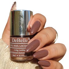 Debelle Gel Nail Polish Woody Chocolate Light Chocolate Brown Nail Pain - 8 Ml