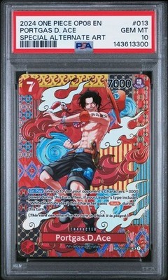 PORTGAS D. ACE ONE PIECE OP02-013 2024 TWO LEGENDS OP08 SP ENGLISH