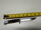 VINTAGE WESTERN USA FIXED BLADE KNIFE *VERY NICE HANDLE* — photo 8