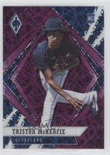 2021 Panini Chronicles Phoenix Purple Velocity Triston McKenzie #21 0fp5