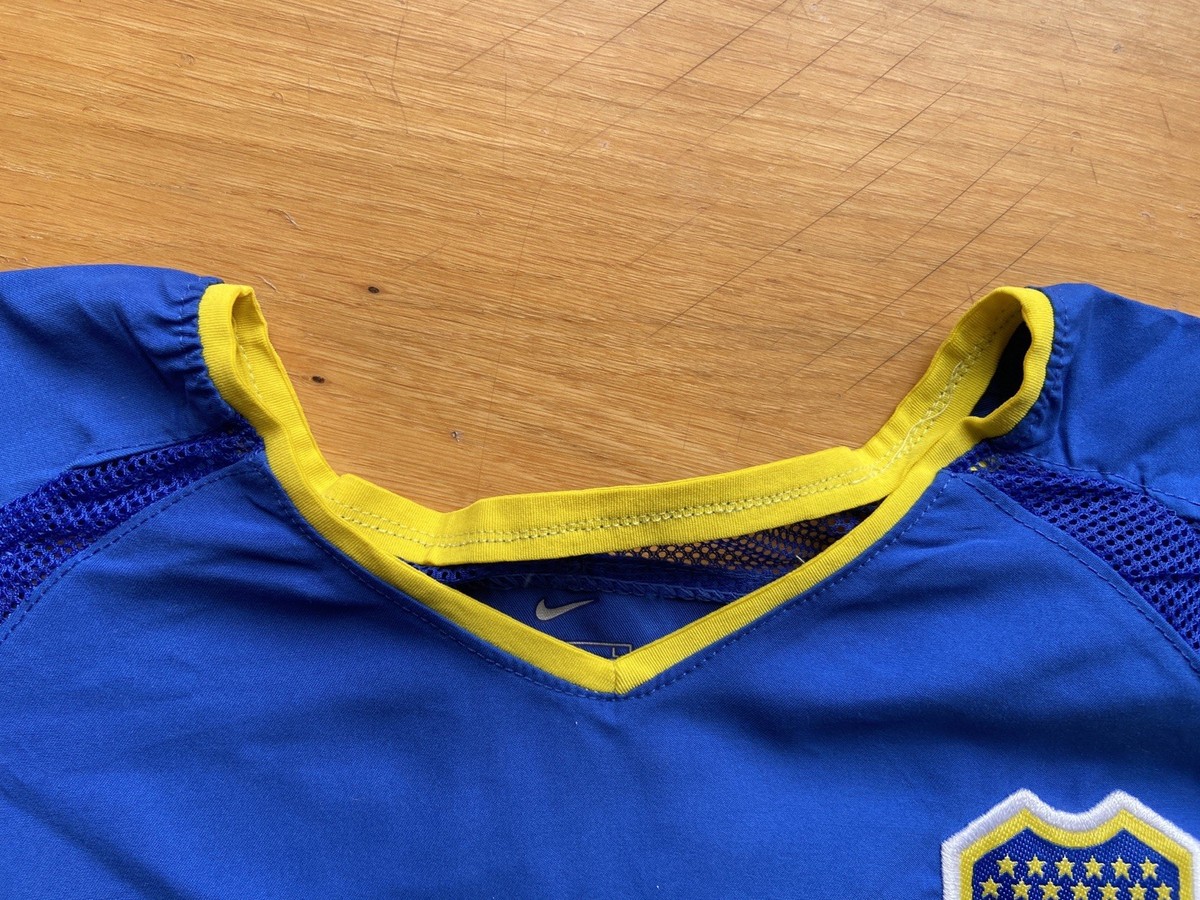 BOCA JUNIORS 2003 2004 HOME FOOTBALL SHIRT SOCCER JERSEY NIKE sz L