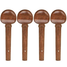 4 Pieces Violin Tuning Peg Polished Violin Tuner Peg Carved for Luthier