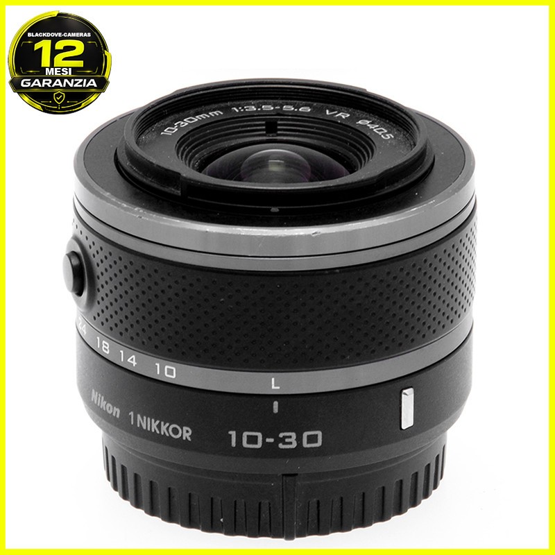 Nikon 1 Nikkor 10‑30mm VR Obiettivo Nero per fotocamera Mirrorless J1 J2 V1 V2