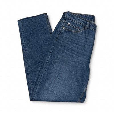 esmara Women s Straight Blue Denim Jeans Medium Wash Mid Rise 5-Pocket