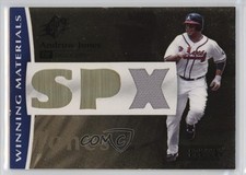 2008 SPx Winning Materials SPx Dual Swatch 75/50 Andruw Jones #WM-AJ 1w9