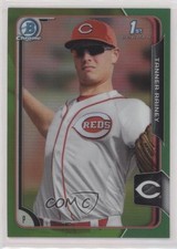2015 Bowman Draft Chrome Green Refractor 5/99 Tanner Rainey #155 sh7