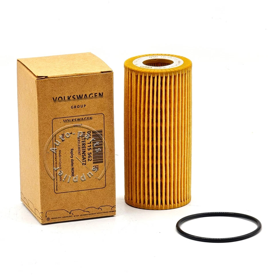 Kit de filtro de aceite Volkswagen 3 piezas 06L115562 para escarabajo EOS Scirocco Multivan Seat Foto 2 de 4