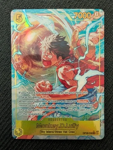 NM- One Piece TCG Monkey.D.Luffy OP15-119 SEC Adventure on Kami's Island