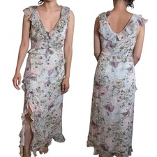ASTR Tempest Dress in Ivory Lilac Size Medium