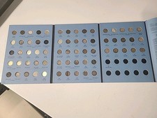 Canada 5 Cent Silver Whitman Book 64 Coins Near Complete