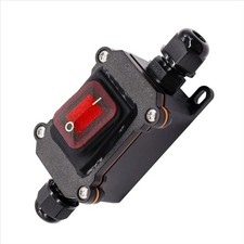 IP67 Waterproof Inline Switch 12V DC 20A Heavy Duty Power Switch Boat Marine UK