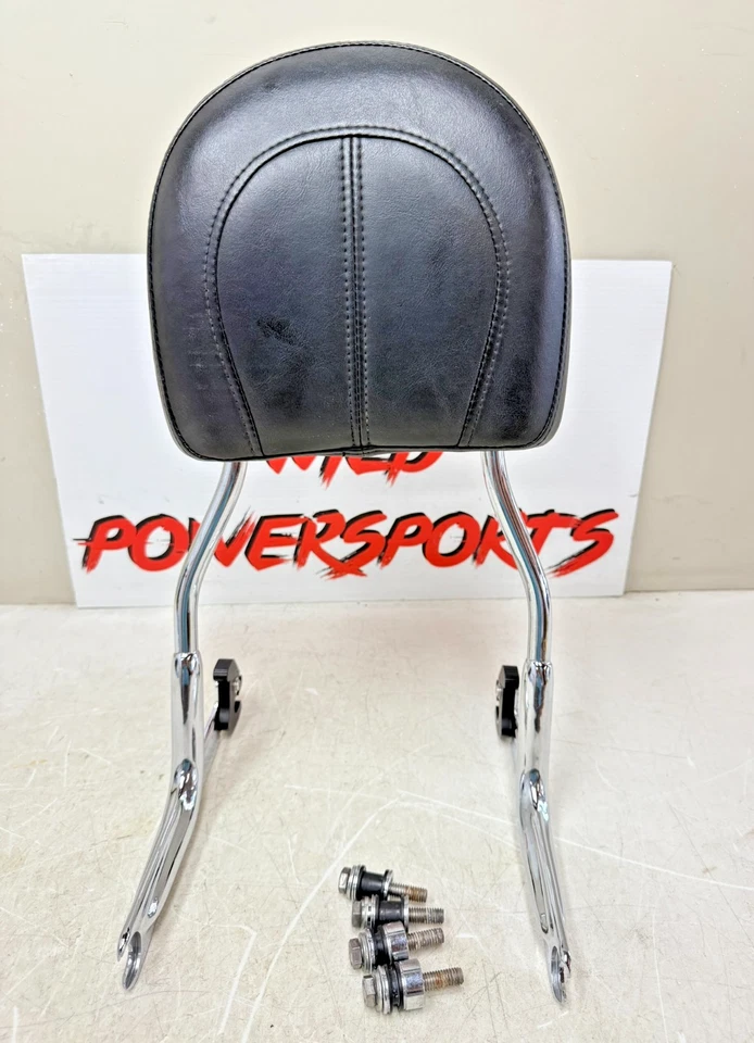 2008 HARLEY SOFTAIL DELUXE Sissy Bar Passenger Backrest Pad Quick Release - Image 2 of 4