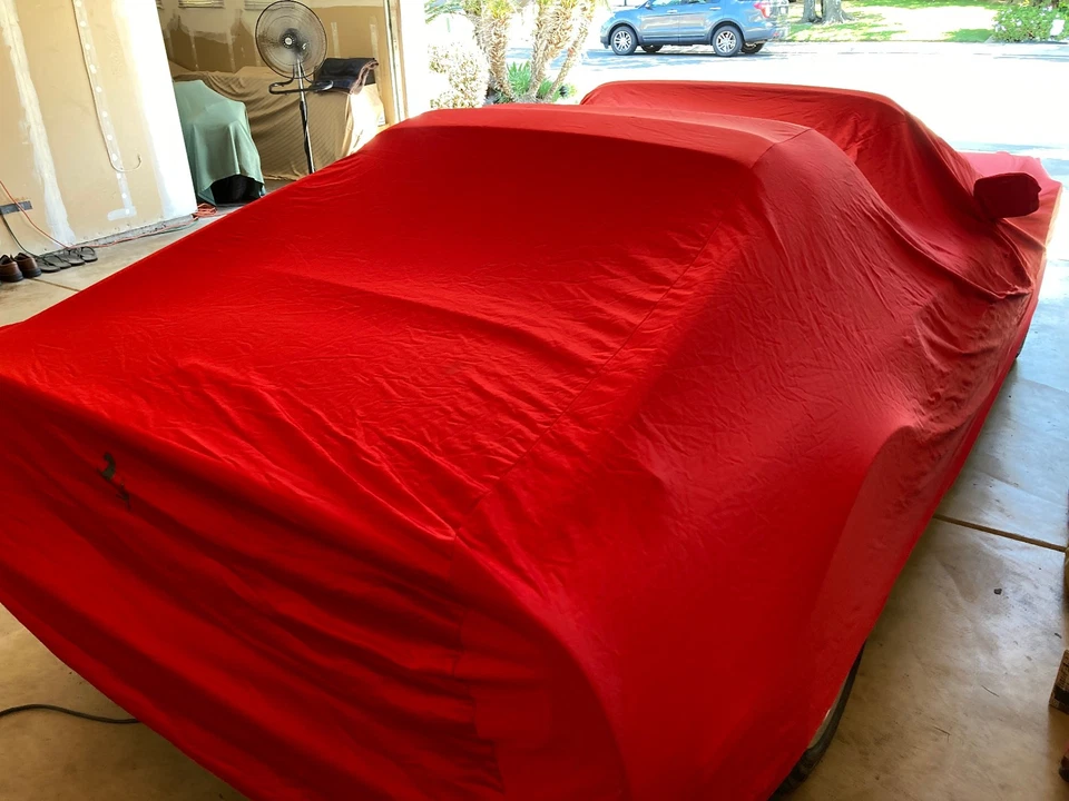 Cubierta de coche Ferrari 308-Gts-328-Gts, cubierta protectora interior, cubierta blanda es pieza OEM Foto 2 de 4