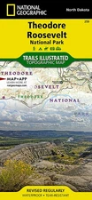 National Geographic Theodore Roosevelt National Park Map 259