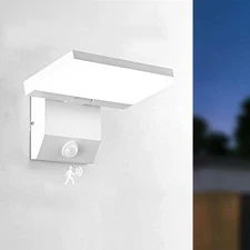 Wired Motion Sensor Outdoor Lights Fixtures LED 18W Modern Exterior Porch Lig...