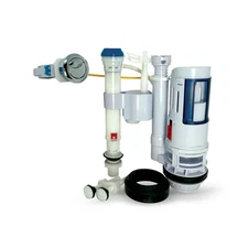 Toilet Repair Kit Water Saving Dual Flush Valve Fits Standard 2 inch Drain