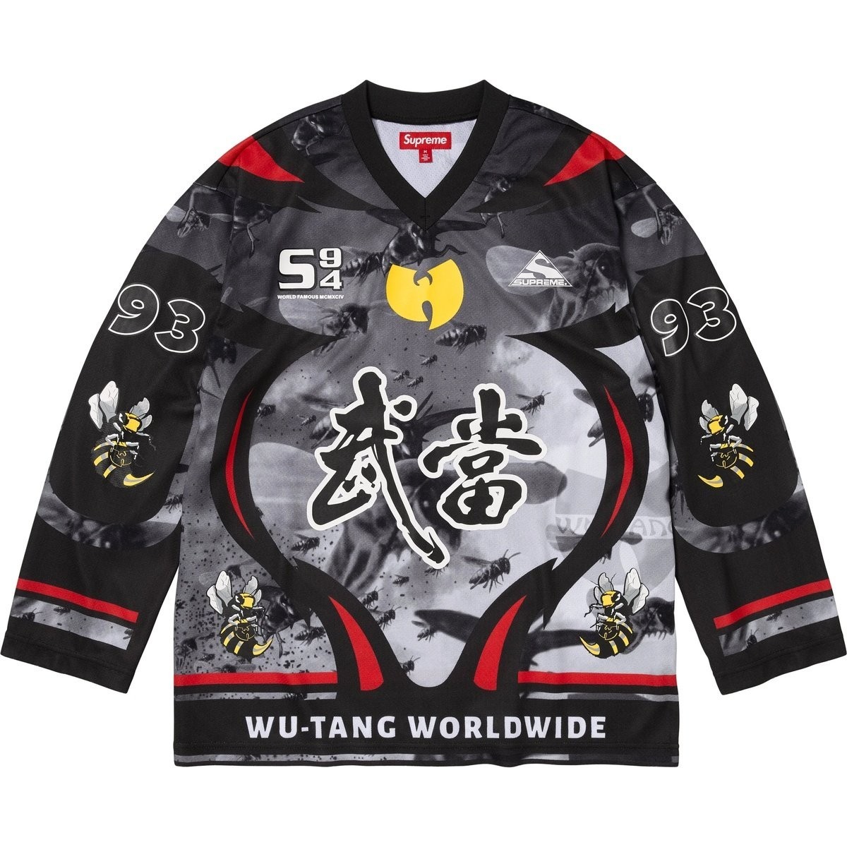 Supreme Wu-Tang Clan デッキ　スケート　HIPHOP Supreme Wu-Tang Clan Hockey Jersey Large FW25 SHIPS TODAY | eBay