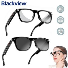 Blackview Smart Glasses 5.0 Bluetooth Sunglasses Open Ear Speaker AI Voice NEW