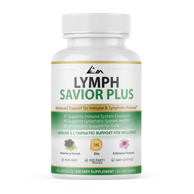 Lymph Savior Plus Immune & Lymphatic Support Supplement - 60 Capsules