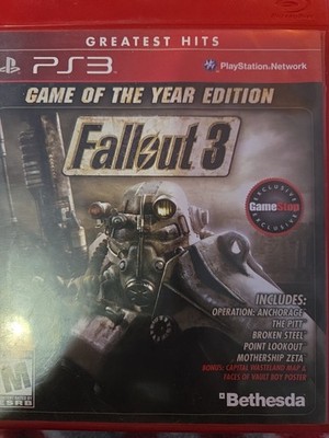 Fallout 3 -- Game of the Year Edition (Sony PlayStation 3, 2009) Cib