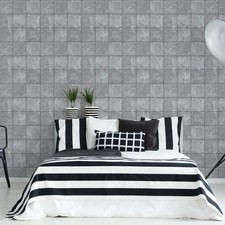 Fresco Wallpaper Industrial Concrete Tile (WAS £13.99)