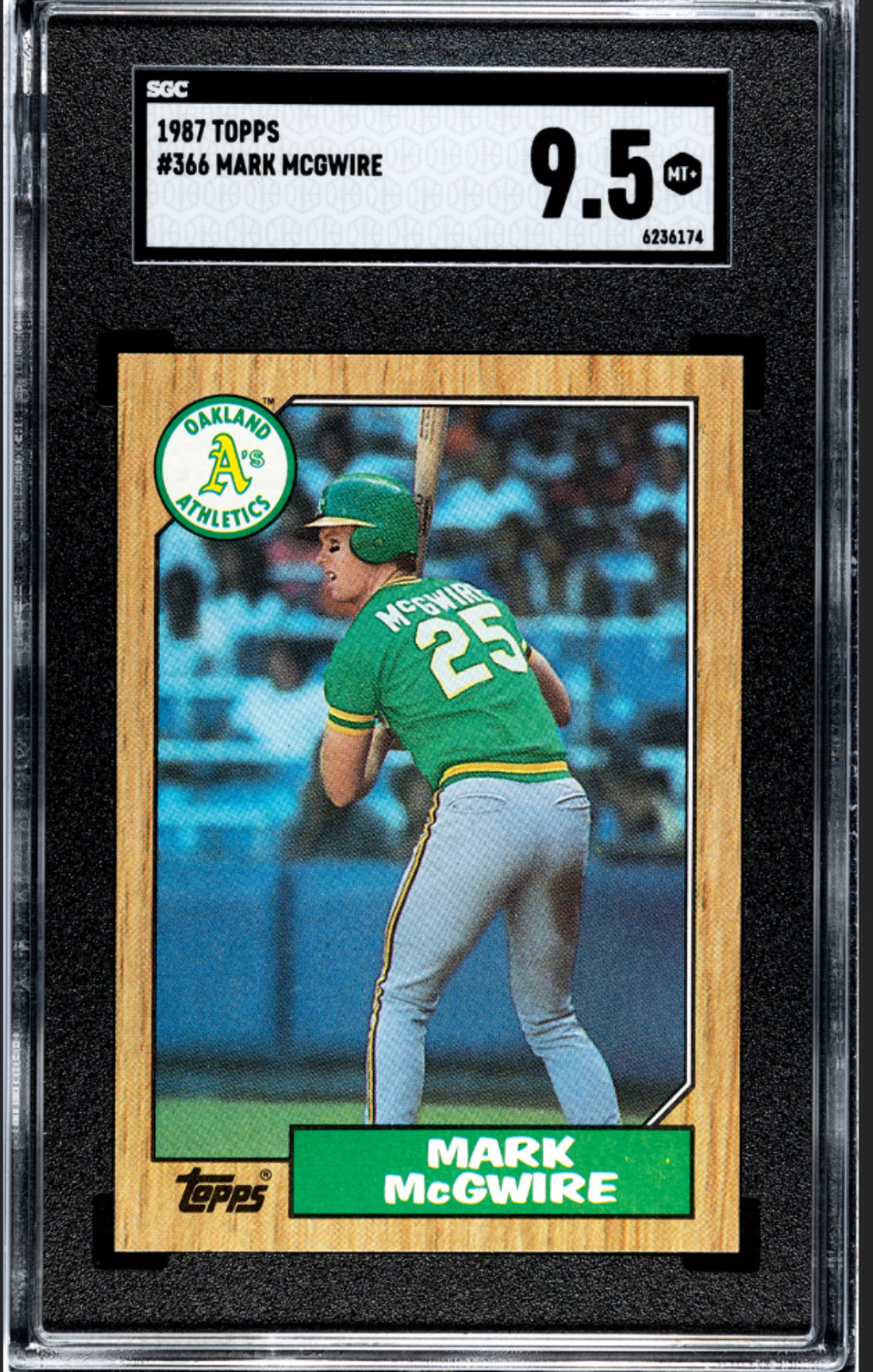 1987 Topps - Mark McGwire #366 Oakland A's