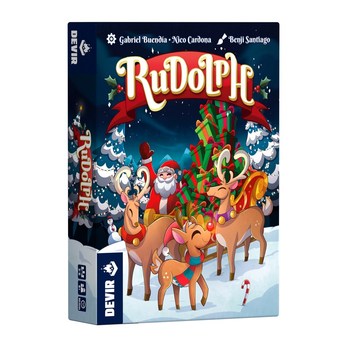 Rudolph Card Game Devir Pocket DEVRUDOLPH Santa Christmas Red Nose Family Fast 3290₽