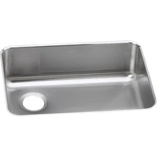 Elkay ELUH2317L Lustertone SS 25.5" Single Bowl Undermount Sink with Left Drain