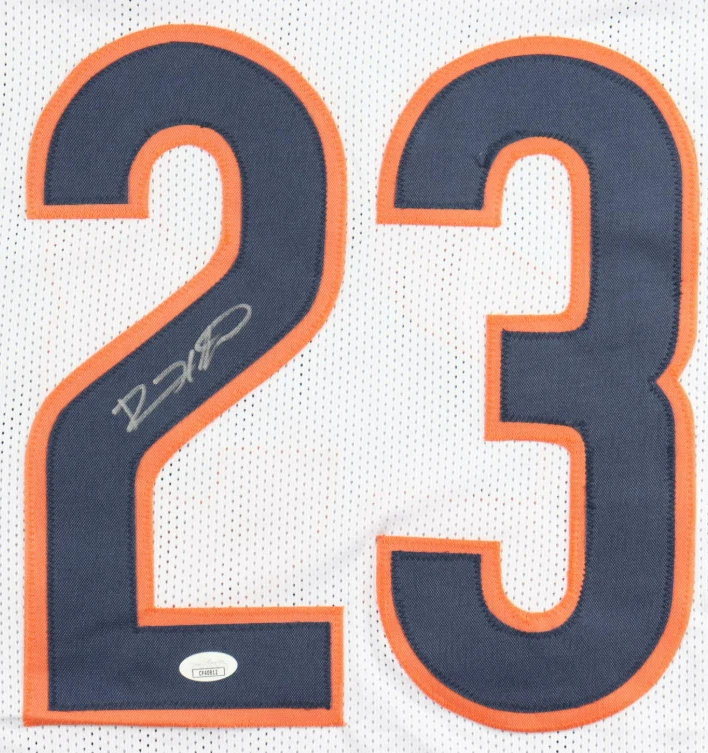 Devin Hester (HOF) Chicago Bears White Signed Sewn Jersey-COA (JSA) - Image 2 of 3