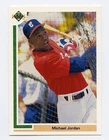 1990 Upper Deck Baseball Card Michael Jordan 1990 White Sox SP1