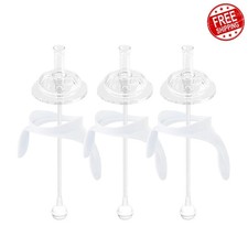 Giftophilia Straw Sippy Cup Conversion Kit Philips Avent Bottles 3pk