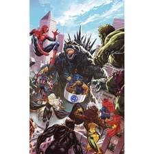 Godzilla Destroys the Marvel Universe: #1 [Mark Brooks CVR - 1:100] 2025