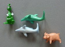Lotto vecchi giocattoli personaggi animali simili Schleich
