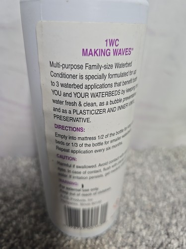 Making Waves 16 Oz. Waterbed Conditioner 1WC Making Waves 1WC - Picture 5 of 7