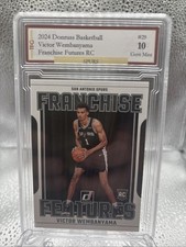 2024 Donruss Basketball Victor Wembanyama Franchise Features RC #29 GEM 10