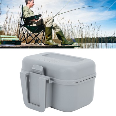 (S) Angeln Live Bait Box Angeln Bait Station Kunststoff Wasserdicht Wurm Kö UB