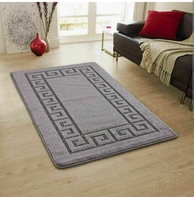 RUTSCHFESTE ROCCO UNI TEPPICHE WOHNZIMMER SCHLAFZIMMER FLURTEPPICH/MATTE/LÄUFER Dunkelgrau