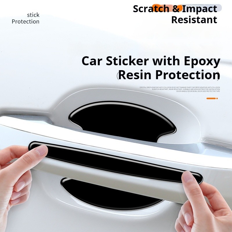 8-Pack Invisible Clear Door Handle Scratch Protector Film For Mercedes Benz