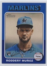 2024 Topps Heritage High Number SP Dark Blue Border Roddery Munoz Muñoz 1cc0