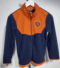 Chicago Bears NFL Football Athletic Jacket Boys Medium 10/12 Zip