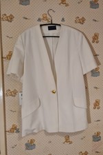 Alexon Women's Ivory Blazer Size 16 Formal Occasion Jacket Wedding Party Smart