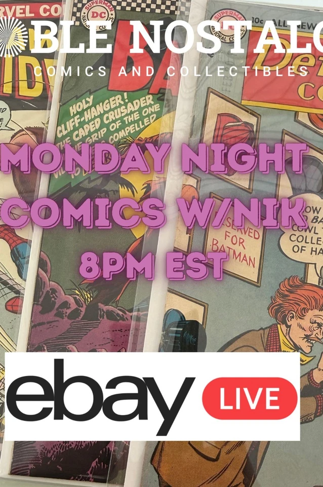 🔥 Monday Night Vintage Comics w/ Nik 💥