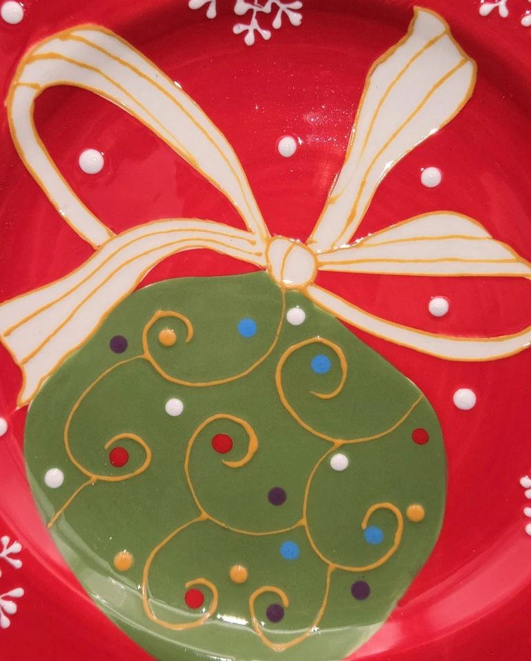 Juego de 4 platos pequeños adorno de arco pintado a mano Pier 1 Foto 2 de 4