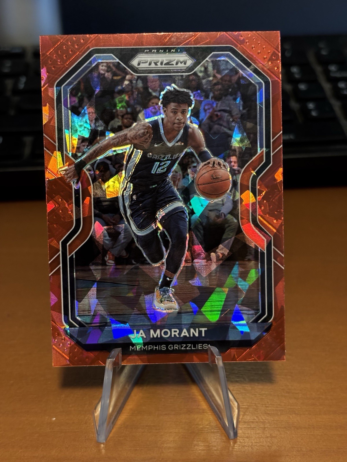 2020-21 Panini Prizm - Ja Morant #115 Red Ice Prizm
