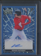 2026 Leaf Metal Prismatic Blue Roman Anthony 35/45 Auto Autograph