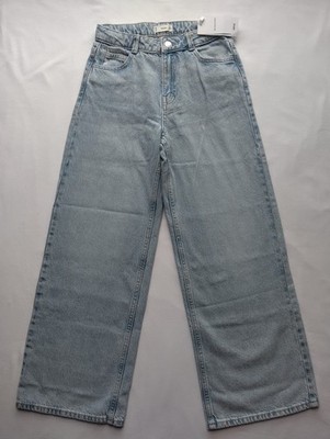 Mango Kids Mädchen Jeans Wide Leg Gr. 146 / 11 Jahre Hellblau NEU mit Etikett