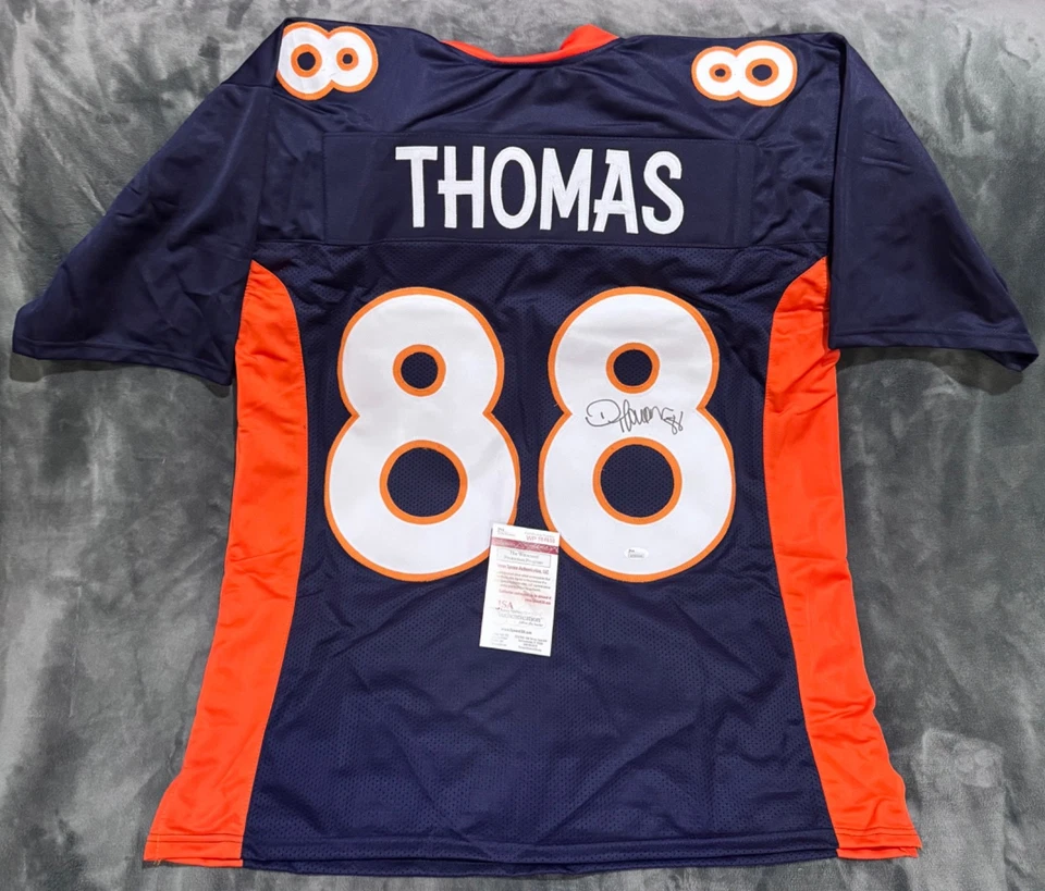Demaryius Thomas "Super Bowl 50 Champs" Signed Autographed Broncos Jersey JSA - Image 4 of 4