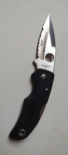 Spyderco 1st Generation BRK Folding Knife 440A Made In USA Sharp NO RESERVE !!