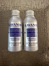 2x L'Occitane En Provence Lavanda Bagno Schiumogeno Lavanda 6,6 oz/200 ml Totale Nuovo
